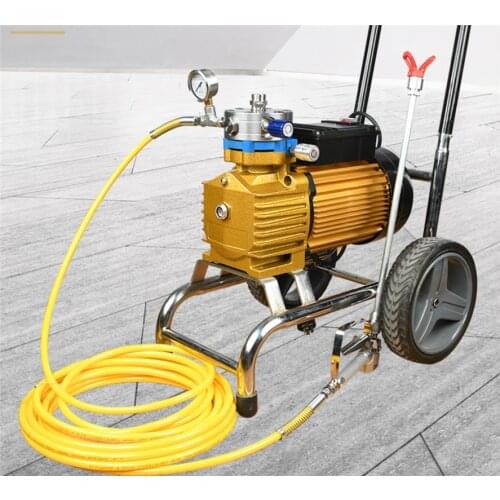 4500W/22L Big Flow Doubel Guns High-pressure Airless Wall Paint Spraying Machine For Latex Paint emulsion varnish Coating Paint