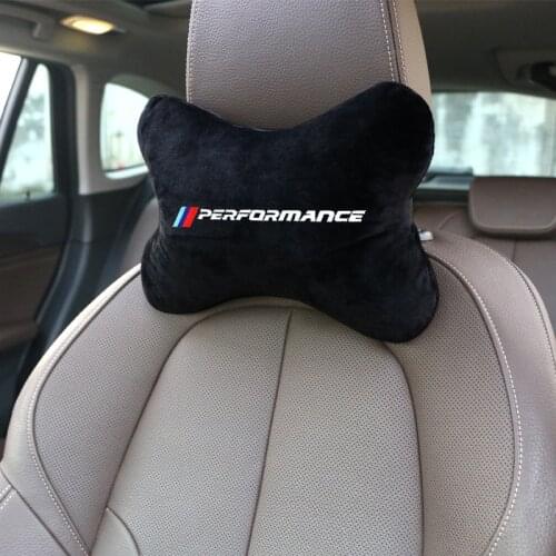 Brand new arrival car neck pillows both side Cotton flannel single headrest fit for E46 E39 E36 E60 E87 BMW E90 F20 F30 F10 F10