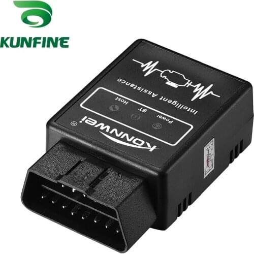 KW912 ELM 327 OBD II Bluetooth auto scanner Engine Fault obd2 Diagnostic tool work for android smartphone and Windows