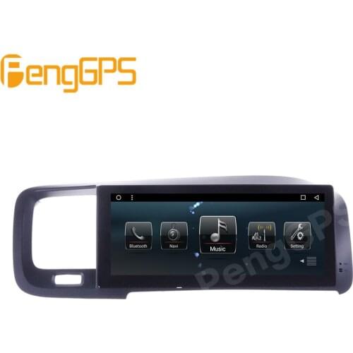 Car Stereo for Volvo S60/V60 2011-2017 Multimedia Receiver Head Unit GPS Navigation Car Radio Player Android 8.1 Supports TPMS