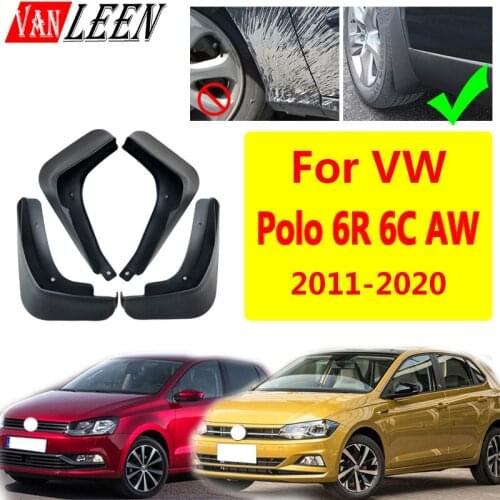 4pcs For VW Polo 2011-2020 MK6 AW Volkswagen MK5 6R 6C Car Front Rear Fender Mud Flaps Guard Splash Mudguard Accessories