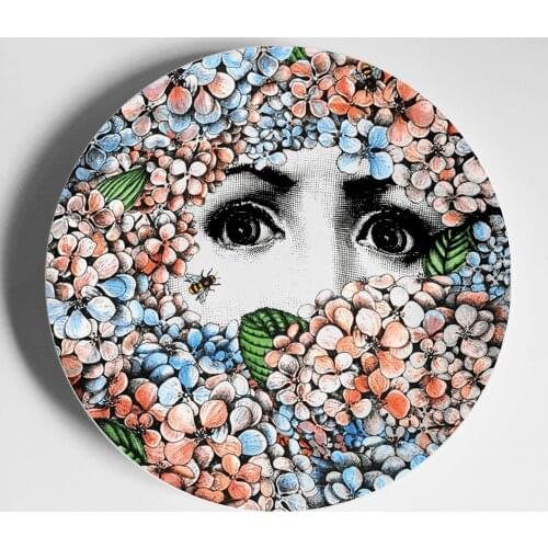 6/7/8/10 inch Decorative Plate Ceramic Wall Decor Plates Room/Home/Hotel Decor Crafts Art Plate