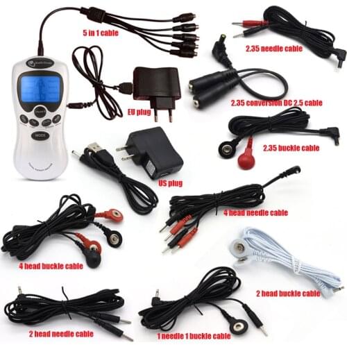 Electric Shock Wire Electrical Set Electro Cable To Connect Stimulation Penis Ring Anal Plug Medical Theme Sex Toy Accessories