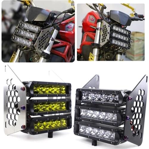 For Honda Grom MSX125 MSX125SF Motorcycle Modified Parts Headlight 12V High Brightness Spotlight Paving Headlight Light Lamp
