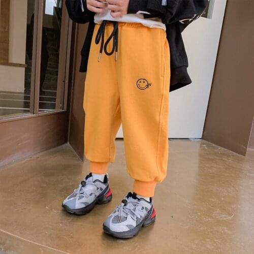 Cotton Spring Autumn Casual Pants Boys Kids Trousers Children Clothing Teenagers Sport In Stock High Quality