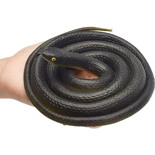 Simulation Rubber Soft Fake Snake Deceives Novelty Childrens Toys Prank Surprise Boys Interesting snake toy Kids Gift