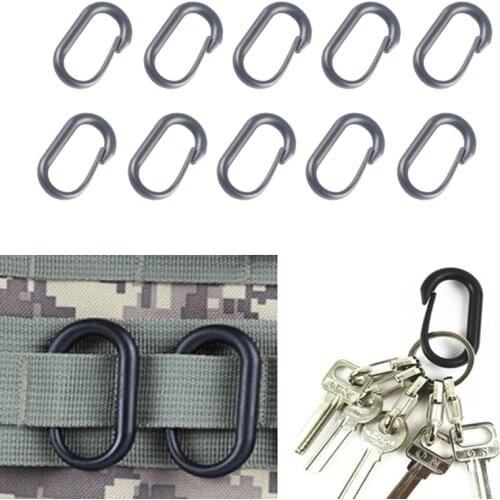 Quickdraw Carabiner Tactical molle Hang webbing Clasp webdom attach Clip Outdoor travel Camp Hook Hike Backpack Snap Buckle web