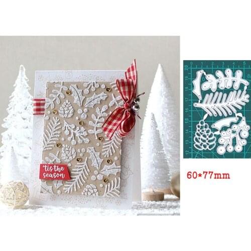 Metal Cutting Dies Pine Nuts Branch 2020 New Crafts Die Stencil For DIY Scrapbooking Paper/photo Cards Embossing Die template