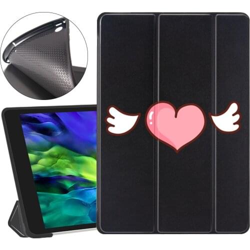 Cute Love Printing iPad Air 4 2 Case For iPad Mini 5 4 3 Case For iPad Air 2 Case Pro 2020 11'' 2018 Tablet Folding Case 5th 6th