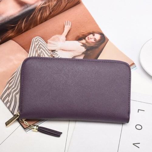 Multifunction Rrfid Women Wallets Small Wallet Short Credit Card Holder Spit Leather Coin Purse Long Luxury Organ Purses Female