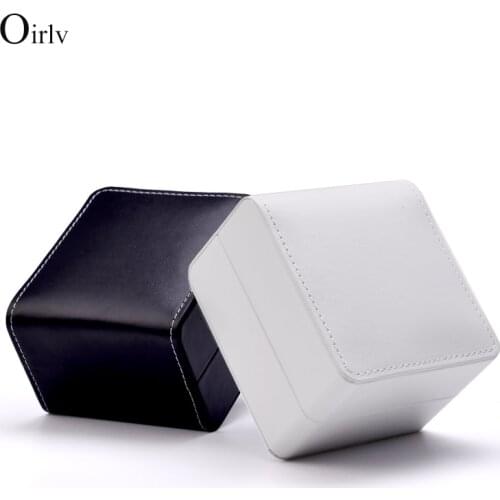 Oirlv Watch Display & Storage Box Leatherette Paper with Silk Internal Watch Organizer Showcase 2020 New