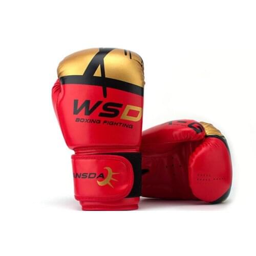 Kick Boxing Gloves for Men Women PU Karate Muay Thai Guantes De Boxeo Free Fight MMA Sanda Training Adults Kids Equipment