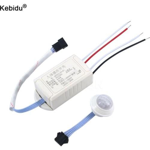 Switch 220V PIR Motion Sensor ON/OFF IR Infrared Intelligent Lamp Motion Sensing Switch Sensor light Control Detector Module