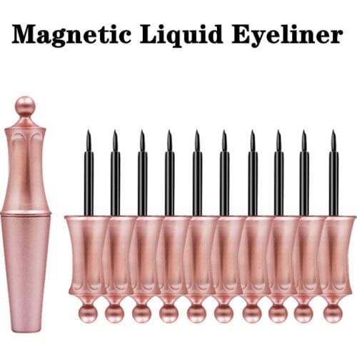 Magnetic Liquid Eyeliner Waterproof Long Lasting Eye Liner for Magnetic False Eyelash Fake Lash Makeup Cosmetic 10PCS