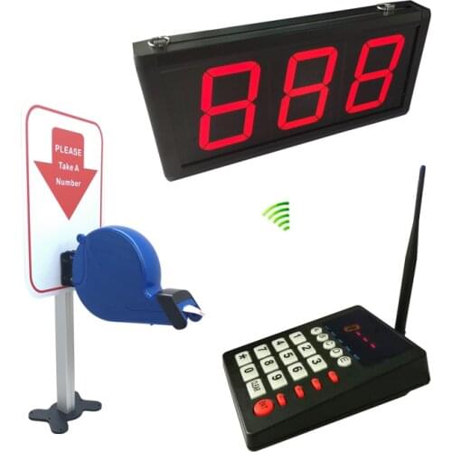 Simple Queue Number Machine Wireless Management System Ticket Dispenser with roll