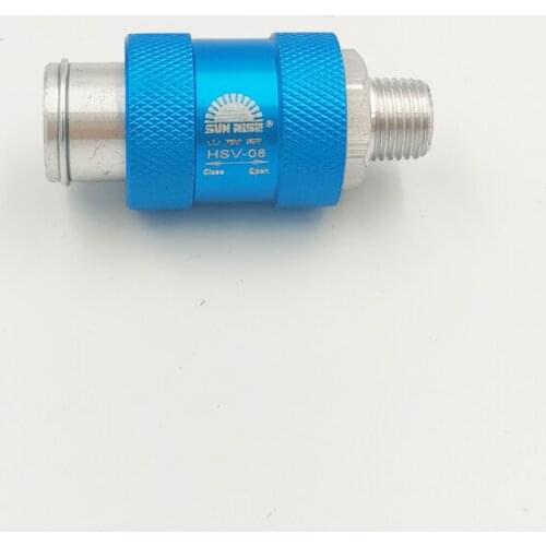 1PCS HSV-08 Pneumatic Hand Slide Valve Flow Control Manual Switch 1/4 BSPT Thread For Gas Pipe, Machinery, Air Compressor