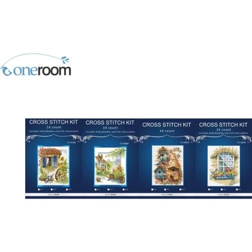 Spring Countryside Counted Cross Stitch Cross Stitch Sets landscape Cross Stitch Kits Embroidery Home Decor Needlework