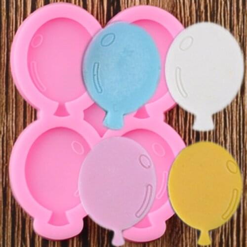 Balloon Silicone Mold Fondant Cake Decorating Tools DIY Baby Party Cupcake Topper Chocolate Mould Candy Polymer Clay Moulds