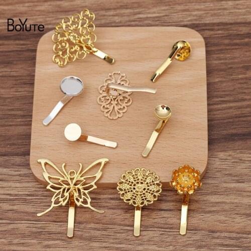 BoYuTe (20 Pieces/Lot) Retro Style Hair Buckle Hair Clasp Clips Handmade Diy Jewelry Accessories Wholesale