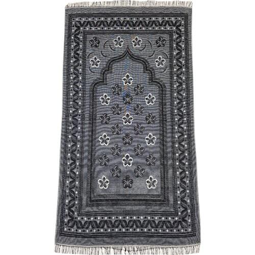 Zemzemm Economic Cotton Prayer Mat Gray, Islamic Prayer Prayer rugs, Prayer Kılma rugs, prayer rug