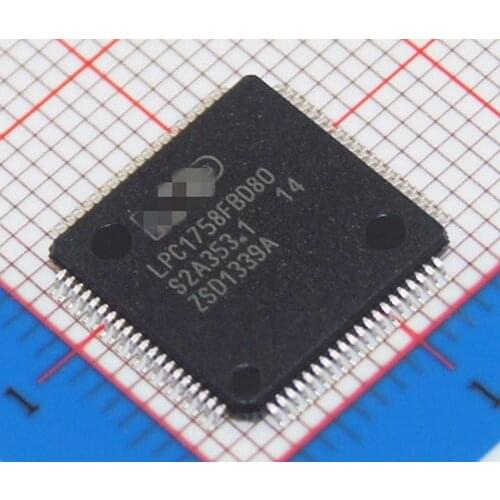 1/PCS LOT LPC1758FBD80 LPC1758FBD QFP80 100% new original