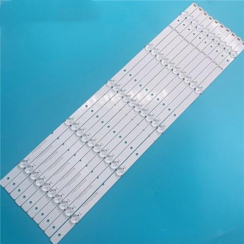 10 pcs/Lot 100% new LED backlight strip for Hisense LED55EC320A LED55M5000U 55C270W SVH550AL2&SVH550AL3 5LED (1led=3v) 55.9cm