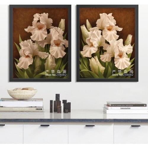 5D DIY Diamond Painting Russian Flowers Diamond Embroidery Full Square Diamond Mosaic Craft Cross Stitch Needlework