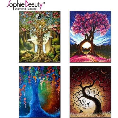 Diy Diamond Painting Handmade Cross Stitch Diamond Embroidery Love Tree 5d Square Diamond Mosaic Paste Full Needlework