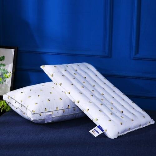 White Stereotype Pillow Filling Neck Pillow Core for Sleeping Bed Pillow Cushion Core Inner 100% Cotton Pillowcover Home