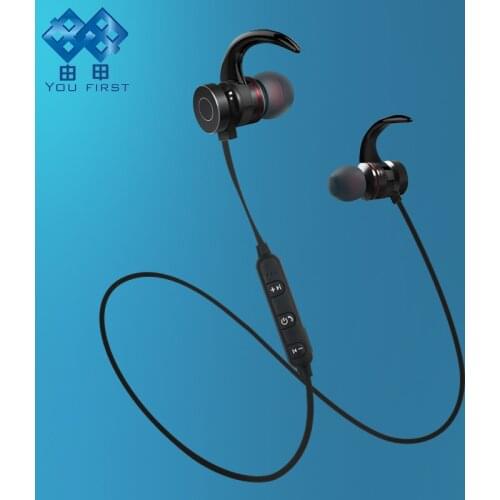 YOU FIRST Wireless Headphones Stereo Headsets With Microphone Bluetooth Earphone Wireless Sport Auriculares Magnetic For Phone