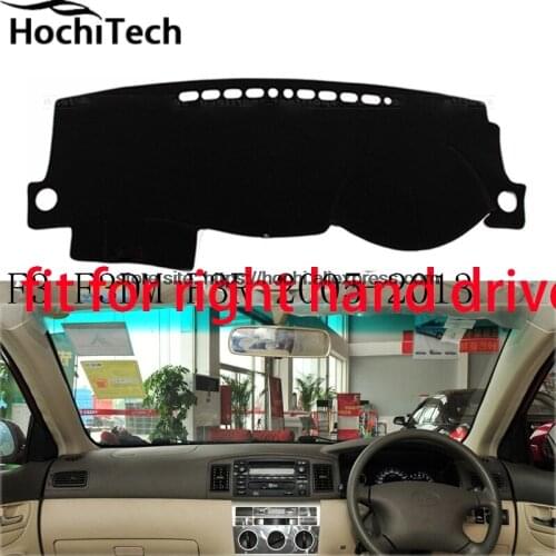 For BYD F3 F3DM F3R right hand drive dashboard mat Protective pad black color car-styling Interior Refit Sticker Mat products