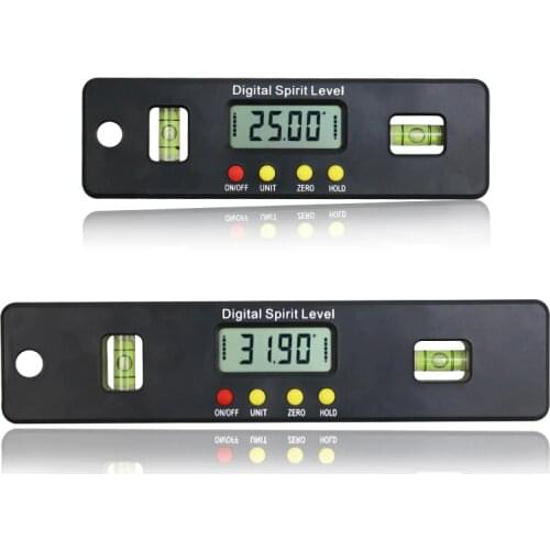100/150/200mm Digital Level Box Electronic Angle Gauge Protractor Angle Finder Bevel Gauge With Magnetic Base
