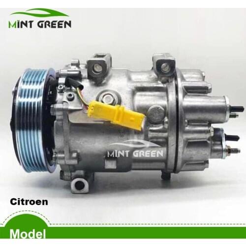 For SD7V16 AC Compressor air conditioner compressor for Citroen Jumpy DISPATCH for Peugeot 807 2.0 9687499380 648748