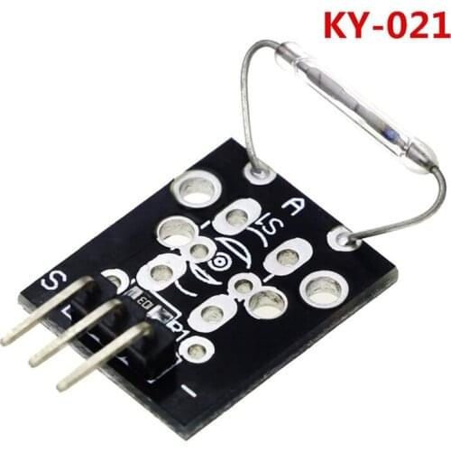 KY-021 mini magnetic reed switch module is suitable for mini magnetic reed sensor electronic building blocks