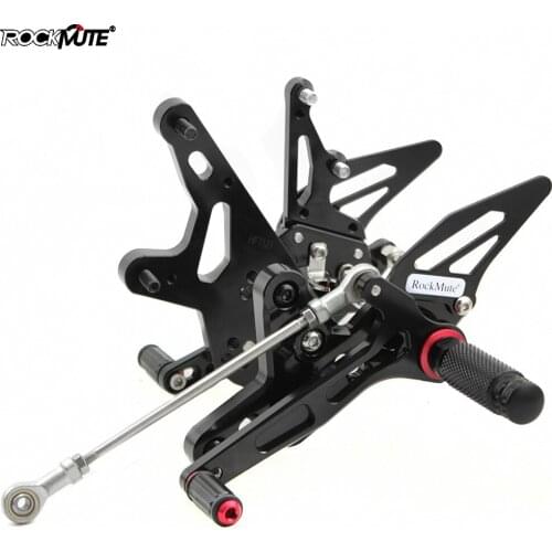 Motorcycle Adjustable Rider Rearset For Kawasaki ZX-R400 NINJA400 Ninja 400 2018 2019 2020 CNC Aluminum Foot Pegs Pedal Footrest