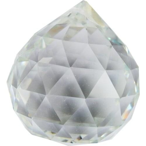 Clear Multi-Faceted 80mm Crystal Ball AA385