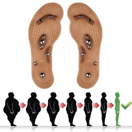 Sports Massage Magnetic Insole Body Slimming Lose Weight Shoes Cushion Women Body Beauty Women Walking Pads