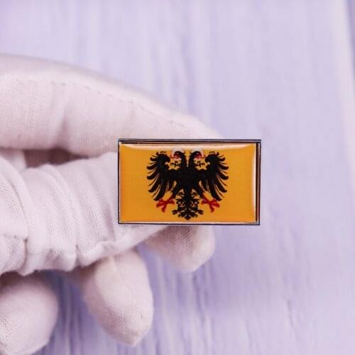 Holy Roman Empire 1433-1806 Flag Ename Pin Antique do the old flag National Flag Badge
