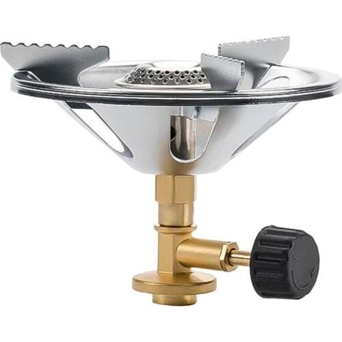 Outdoor portable stove, camping and windproof integrated picnic stove, liquefied gas stove, outdoor violent stove