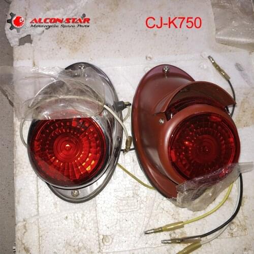 Alconstar- Retro Motorcycle CJ-K750 750cc Rear Fender Rear Light Taillight For BMW R1 R51 R72 Ural M72 K750 Side Car Motor