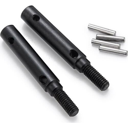 Hard Steel Front Rear Portal Stub Axle Drive Gear Shaft for 1/10 RC Crawler TRAXXAS TRX4 TRX-4 TRX6 Portal Axle