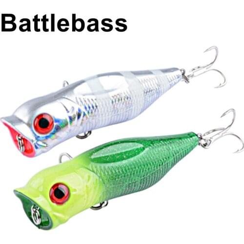 1pcs Popper Fishing Lure wobblers 92cm 16.9g 3D Eyes Crankbait Artificial plastic Hard Bait Bass Pesca Carp Fishing Tackle