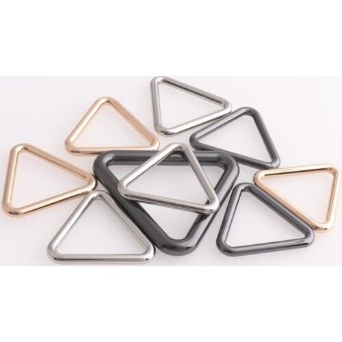 25mm/38mm Triangles Buckles Blacks Metal buckles for Webbing Strap Purse Bag Leathercraft Hardware