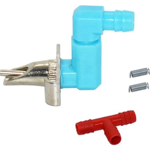 40 set Automatic drinker cakes Rabbit faucets Blue Automatic faucets Rabbit industry Nipple Rabbit Tools Animal supplies