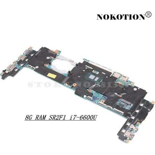 Nokotion14282-2M 448.04P16.002M 448.04P15.002M 01AX808 For Lenovo Thinkpad X1 2016 Laptop Motherboard 8G RAM SR2F1 i7-6600U