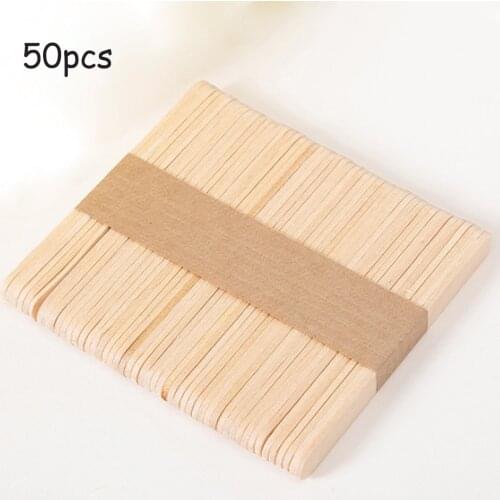 50pcs/lot Wooden Stirring Stick for DIY Casting Mold Tool Jewelry Making Handmade Tools Woodcraft Material Supplier