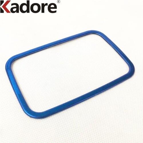 For MG Zs SUV 2017 2018 Stainless Steel Dirver Side Storage Box Cover Trim Decoration Frame Sticker Car Interior Accessories