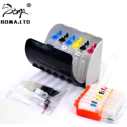 BOMA.LTD PGI480 CLI481 PGI-480 481 Bulk Ciss Continuous Ink Supply For Canon PIXMA TS8140 TS8240 TS8340 TS9140 Permanent Chip