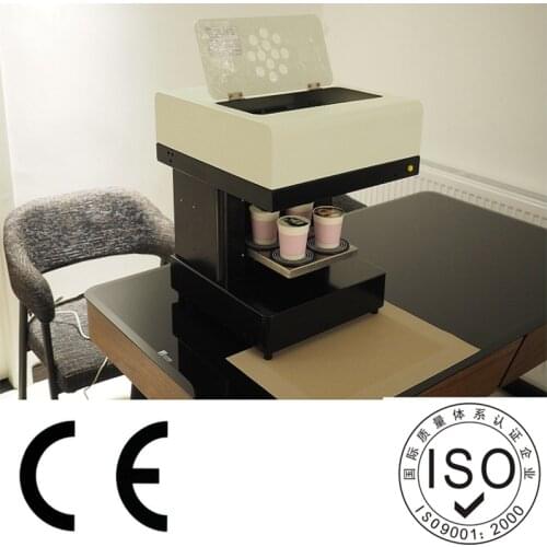 Quick print 4 Cup selfie Latte Art Foam milked food coffee Printer