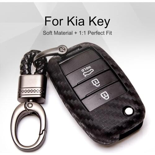 KUKAKEY Car Key Case Cover For Kia Rio 3 K2 k3 K4 K5 Ceed Picanto Cerato Sportage 3 2017 Car Smart Key Shell Accessories